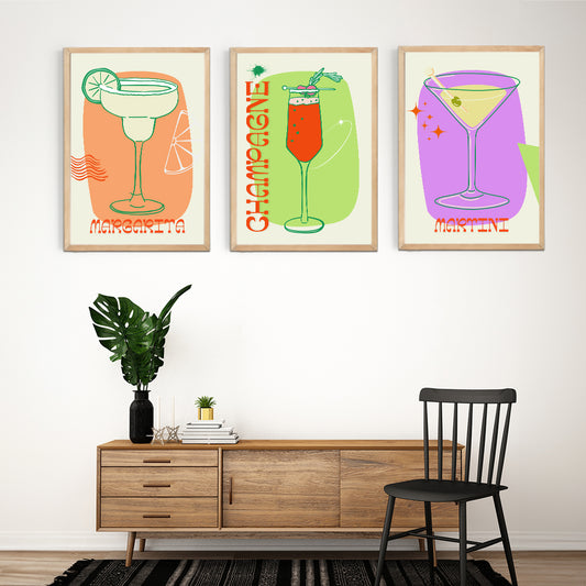 Kokteyl 3'lü Set