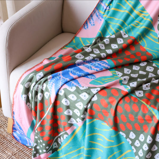 Snake Fleece TV Blanket 170x130 cm