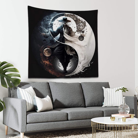 Yin Yang Spell Wall Covering 130x130 cm