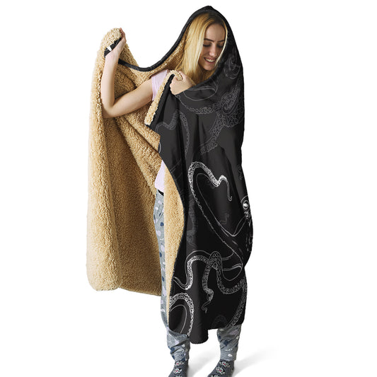 Octopus Hooded Blanket