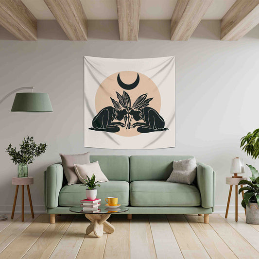 Moon Ritual - Moon Ritual - Wall Covering - 130cm x 130cm