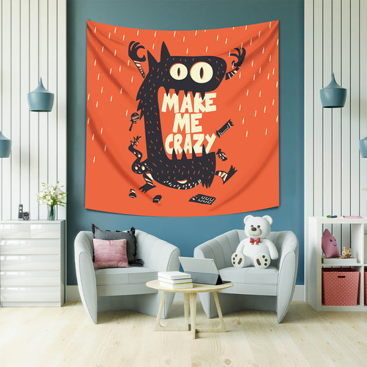 Crazy - Crazy - 130cm x 130cm - Wall Covering - Kids Room