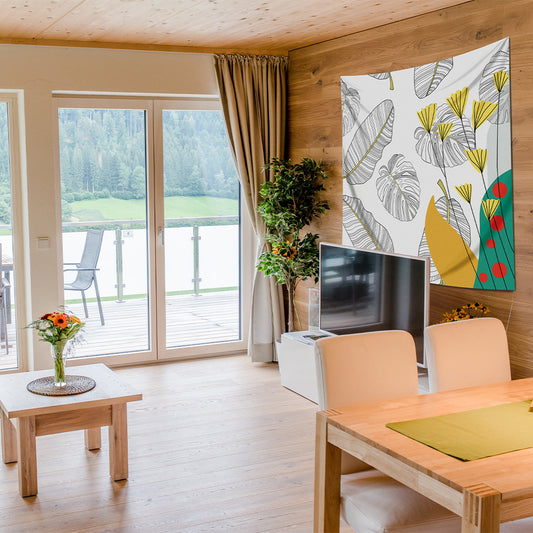 Palm Leaf - Palm Leaf - Wall Covering - 130cm x 130cm