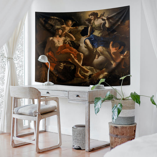 Diana and Endymion Wall Covering - 110cm x150cm - Francesco Solimena