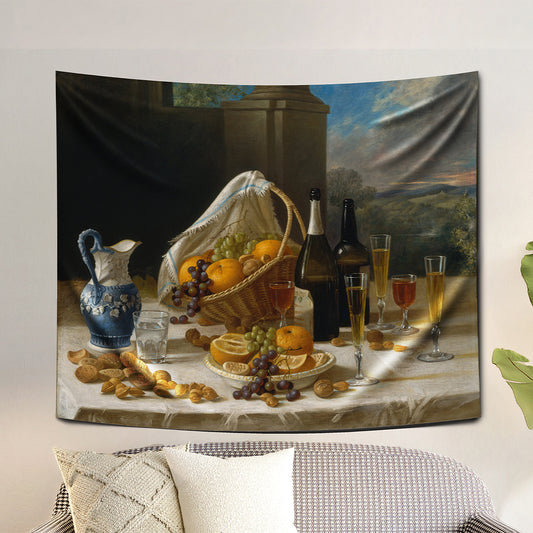 Luncheon Still Life, 1860 - Wall Covering - 130cm x 100cm