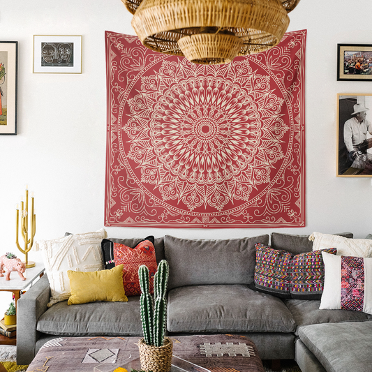 Bohemian Mandala Duvar Örtüsü