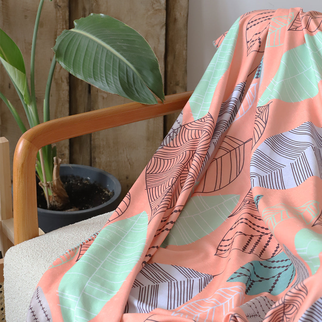 Colorfull Leaf TV Blanket | Fleece | 170x130cm