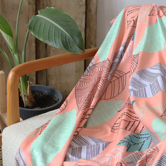 Colorfull Leaf TV Blanket | Fleece | 170x130cm