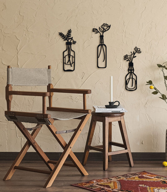 Blommor Metal Wall Decoration