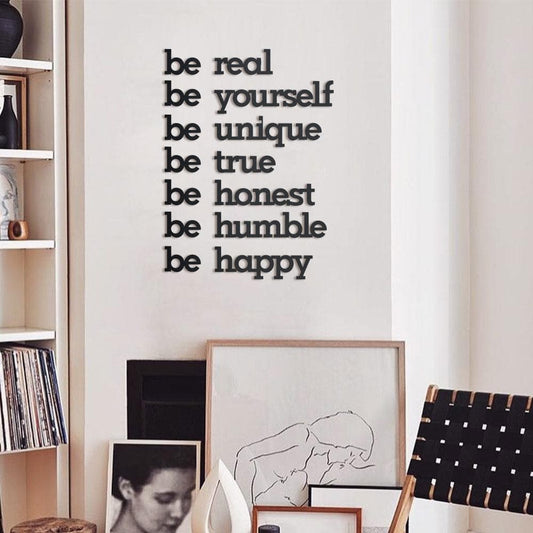Be Yourself Metal Wall Decor