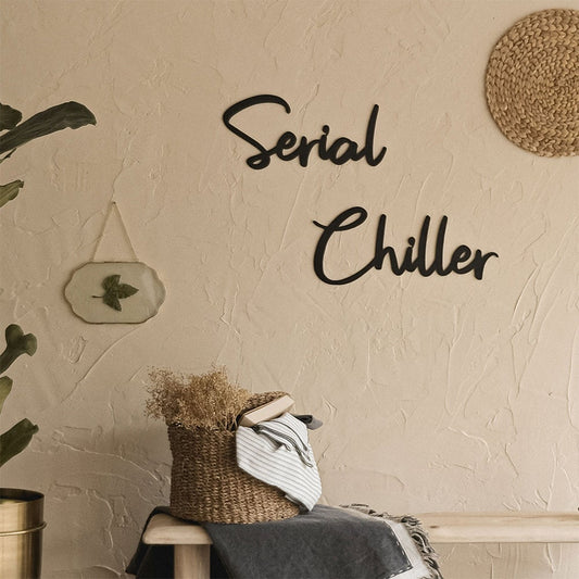 Serial Chiller Metal Wall Decoration