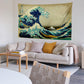 The Great Wave - Büyük Dalga - Duvar Örtüsü - 150cm x 100cm - Hokusai