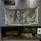 Benjamin Franklin Pamuklu Dokuma Örtü-180x100cm