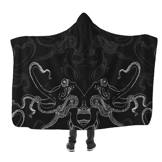 Octopus Hooded Blanket 