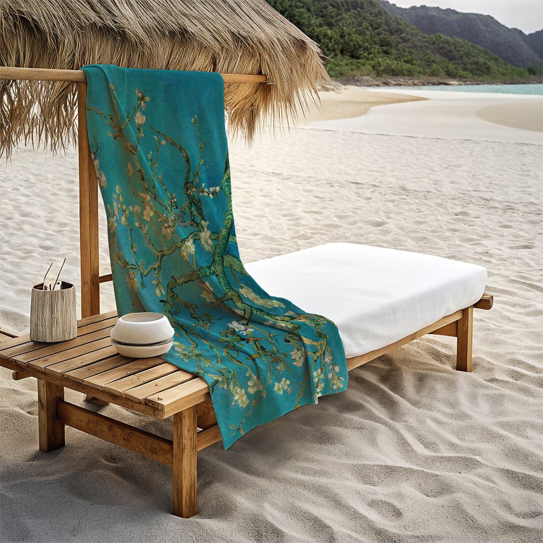 Almond Blossom Beach Towel