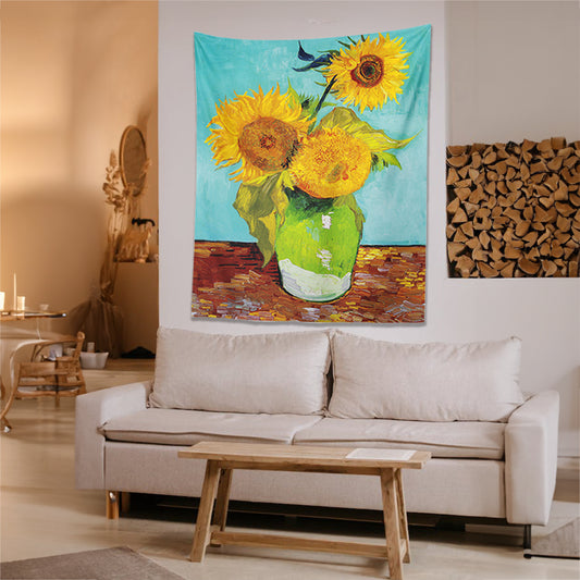Sunflowers - Van Gogh Wall Covering - 100x130 cm
