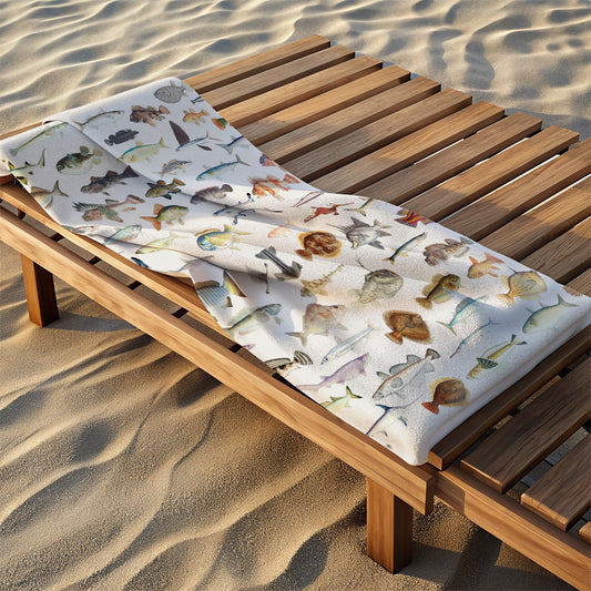 Fishes Beach Towel