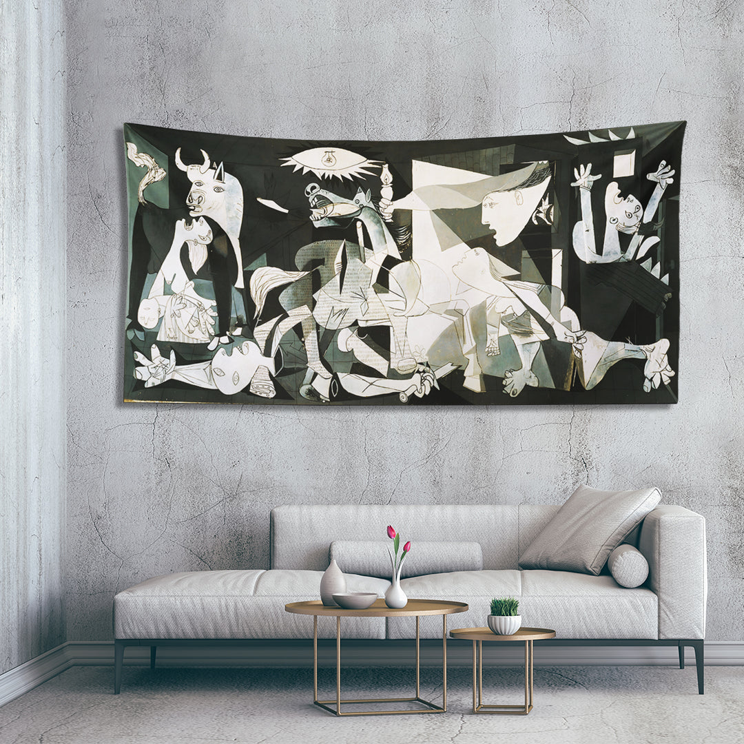 Guernica, Pablo Picasso Duvar Örtüsü-150x75 cm