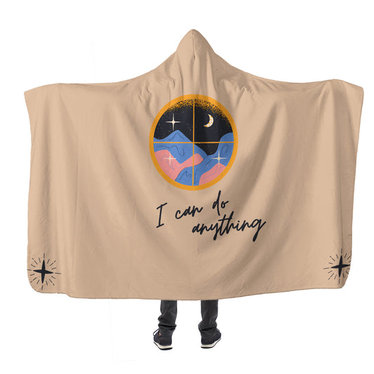 'I can do anything' Hooded Blanket 
