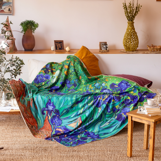 Irises-Van Gogh Polar TV Blanket