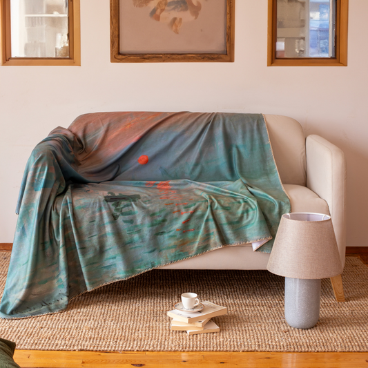 Sunrise-Claude Monet Polar TV Blanket