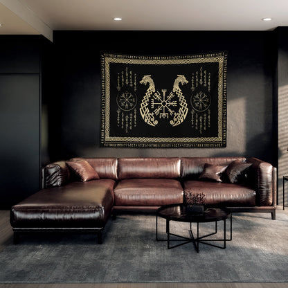 A Game of L'hombre in Brøndums Hotel Wall Covering - 130cm x 100cm