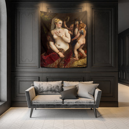 Venus with a Mirror Titian, 1555 Wall Covering - 130cm x 150cm