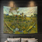 Sunset at Montmajour, 1888 -Montmajour'da Gün Batımı, 1888 - Duvar Örtüsü - 130cm x 100cm - Van Gogh