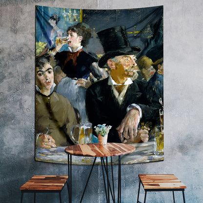 The Café-Concert Duvar Örtüsü - 130cm x 150cm - Édouard Manet