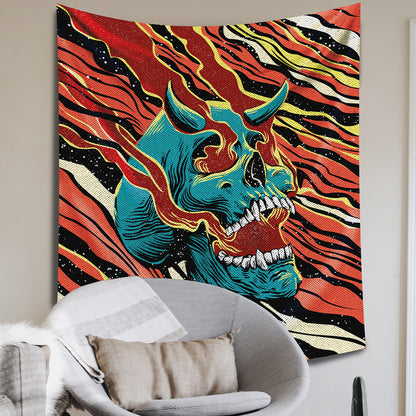 Devil Skull - Devil Skull - Wall Covering - 130cm x 150cm