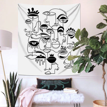 Faces - Wall Covering - 130cm x 150cm 