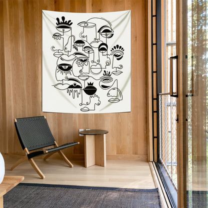 Faces - Wall Covering - 130cm x 150cm 