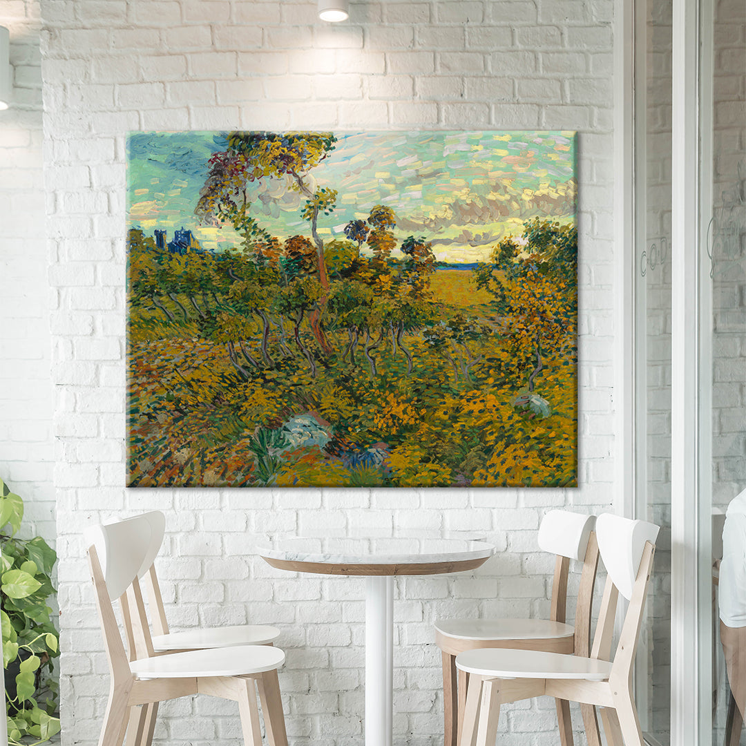 Sunset at Montmajour Kanvas Tablo - Van Gogh