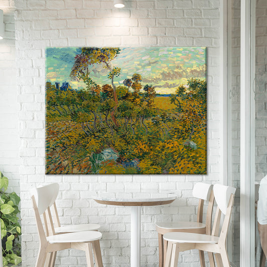 Sunset at Montmajour Kanvas Tablo - Van Gogh
