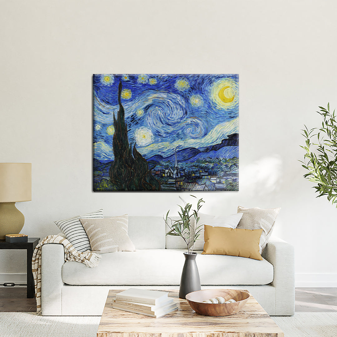 The Starry Night Kanvas Tablo