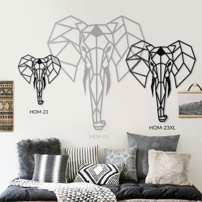 Elephant Metal Wall Decoration