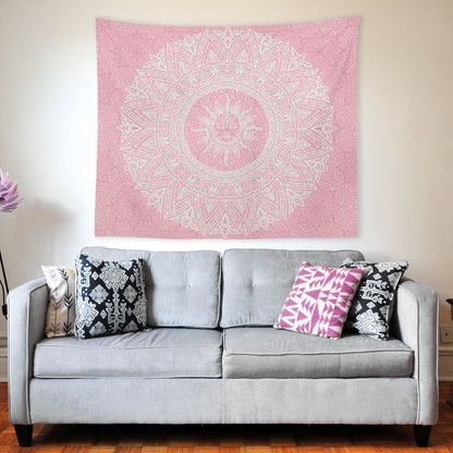 Mandala Sun Pink Wall Covering - 150cm x 130cm 
