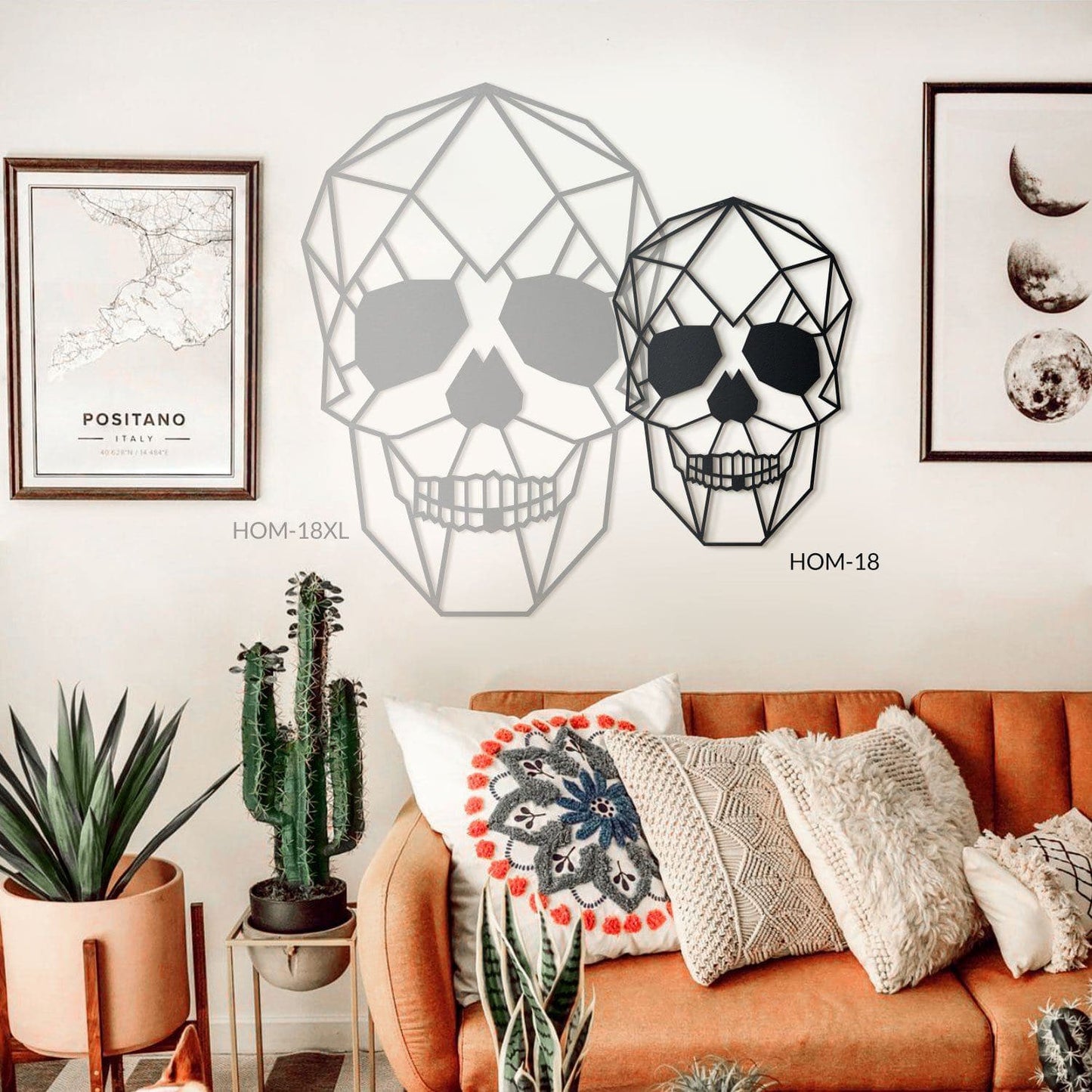 Skull Metal Wall Decoration