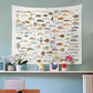 Fishes - Balıklar - Duvar Örtüsü - 150cm x 130cm