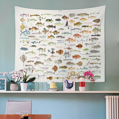 Fishes - Fishes - Wall Covering - 150cm x 130cm 