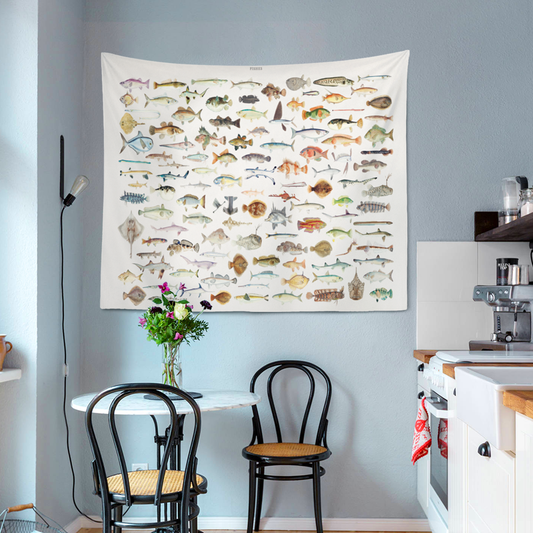 Fishes - Fishes - Wall Covering - 150cm x 130cm 