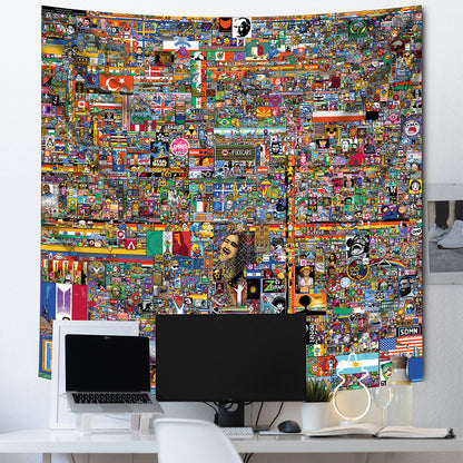 r/place Reddit Wall Covering - 130cm x 130cm